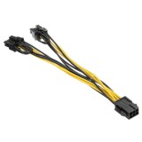 PCI-E 6-pin đến 2x6 + 2-pin (6/8-pin) nguồn điện Cung Cấp Cáp Chia PCI Express-quốc tế