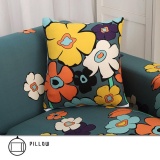 PCS/ 1SetDecorative Pillow Case Back Cushion Covers Slipcover Sofa Cover Color:Million flowers Size:Four 240 ~ 300cm