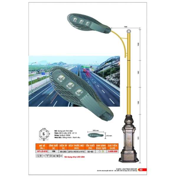 PHA LED ĐÈN ĐƯỜNG HUFA HF LD016 150W