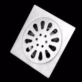 Phễu thoát sàn inox Zento TS122-L (12x12cm)(Xám)