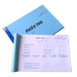 Bộ 5 cuốn phiếu thu 1 liên