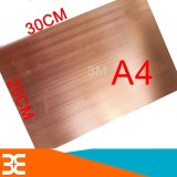 Phíp Đồng KB Khổ A4 Làm Mạch In Thủ Công