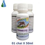 Phun thuốc diệt muỗi sốt xuất huyết, thuốc diệt muỗi an toàn - Permecide 50 EC - 50ml - Diệt trừ muỗi truyền bệnh sốt xuất huyết - Mã 59