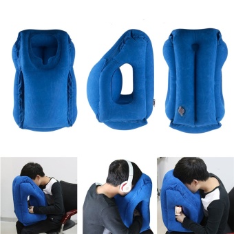 Pillow Inflatable Pillows Air Soft Cushion Trip Portable Innovative Products Body Back Support Foldable Blow Neck Pillow - intl