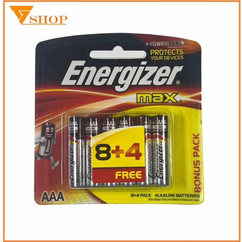 Bảng giá Pin Energizer AAA ( vỉ 12 viên )