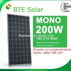 pin mặt trời mono 200w BTE Solar 18v