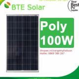 Pin năng lượng mặt trời BTE Solar Poly 100w