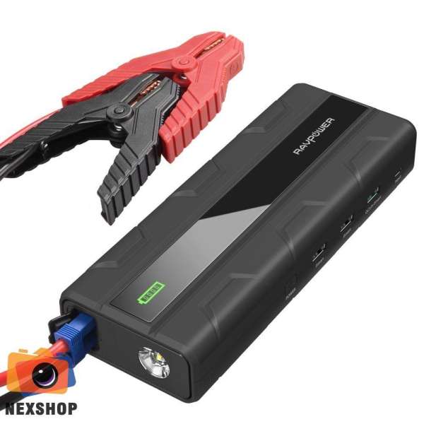 Pin sạc dự phòng kiêm bộ kích nổ ôtô RAVPOWER (RP-PB063) 14.000mAh có dòng điện cực đại 1000A - Hàng phân phối chính hãng