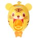 Plastic Lovely Cartoon Animal Sucker Sticky Wall Automatic Toothpaste Dispenser Tiger - intl