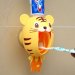 Plastic Lovely Cartoon Animal Sucker Sticky Wall Automatic Toothpaste Dispenser Tiger - intl