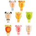 Plastic Lovely Cartoon Animal Sucker Sticky Wall Automatic Toothpaste Dispenser Tiger - intl