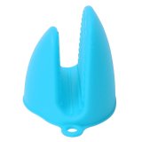 Di động Silicone Lò Nướng Mitt Nồi Chịu Nhiệt Nấu Ăn Nhà Bếp 8.5x11 cm Màu Xanh-quốc tế