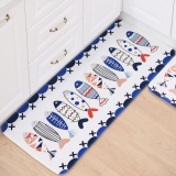 Printed Bathroom Kitchen Rugs Doormats Carpet For Living Room Non-slip Mats C - intl