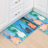 In hình Phòng Tắm Thảm Nhà Bếp Doormats Mèo Thảm Cho Phòng Không trơn trượt C-quốc tế