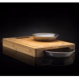 Napoleon PRO Cutting Board with Stainless Steel Bowls