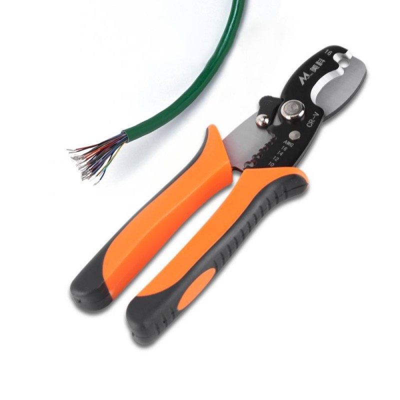 Chuyên Nghiệp Dây Cáp Stripper Cutter Kìm Tuốt Thợ Điện Dụng Cụ Cầm Tay