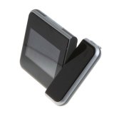 Projection Digital Bedside Desk Clock Weather LCD Snooze Alarm Clock Projector Color Display LED Backlight Weather - intl