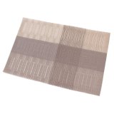 NHỰA PVC Chống Thấm Nước Bàn Thảm Đế Lót Ly Placemats Bếp Phòng Ăn Cách Nhiệt Miếng Lót