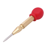 Red Handle 5 Inch Automatic Center Pin Punch Spring Loaded Marking - intl