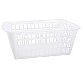 White Plastic Basket Ubl Ks0095