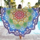 Round Beach Pool Home Shower Towel Blanket Table Cloth Yoga Mat - intl