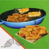 Set 2 vỉ gác chảo rán inox