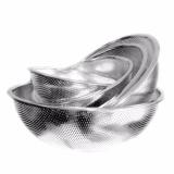 Set 3 rổ inox cao cấp 