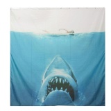 Shark Underwater Durable Polyester Waterproof Bath Shower Curtain Decor 70 x 70 - intl