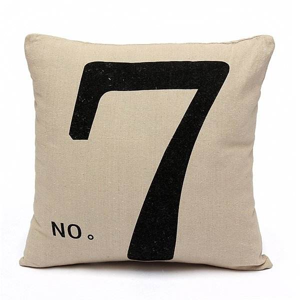 Simple Fashion Linen Throw Pillow Cases Home Decorative Cushion Cover Square - intl