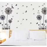 (Size Lớn)  Decal dán tường - Hoa Bồ Công Anh-Decal dán tường cây xanh ,Decal dán tường hoa lá