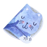 Sleeping Meow Meow Bibulous Antiskid Bathroom Mat(Blue)-40*60cm - intl