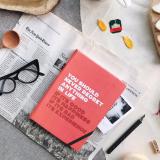 Sổ tay Dot Crabit - Retro Quote đỏ
