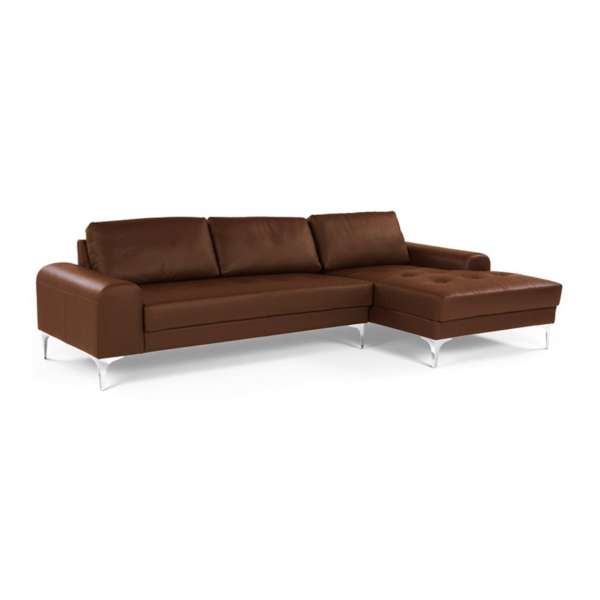 Sofa da Juno Sofa MSDH -156 265 x 150 x 80 cm (Nâu đỏ)