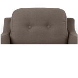 Sofa đơn Klosso KSD002-XN (Xám nâu)