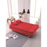 Sofa giường lật dọc Juno Sofa LD-02 (Đỏ) (Kèm 2 gối vuông)
