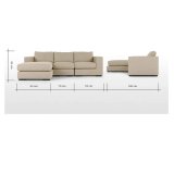 Sofa góc Klosso KGG002-K (Kem)