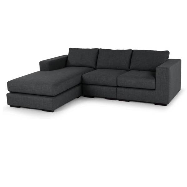 Sofa góc Klosso KGG002-XDE (Xám đen)