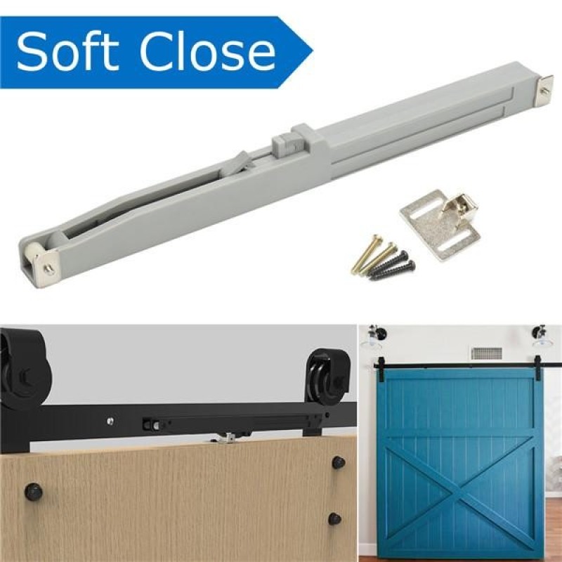 Soft Close Mechanism Remission Accessory for Sliding Barn Wood Door Hardware - intl
