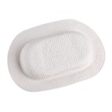 ebayst Mềm mại Thoải Mái TPE Tắm Gối Bồn Tắm Tựa Đầu với Xốp Bên Trong Vật Dụng Phòng Tắm Một Phần Màu Trắng-quốc tế(White)