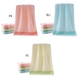 Soft Cotton Bath Towel Beach Home Textile Colorful Stripe Towel - intl