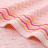Soft Cotton Bath Towel Beach Home Textile Colorful Stripe Towel - intl