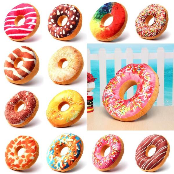 Mềm mại Tặng Doughnut Ghế Giảm Đau Lưng Vỏ Gối Đệm Ghế Ô Tô Yên Xe Du Lịch-quốc tế