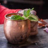 Solid Copper Moscow Mule Mugs, 18 Ounce Unlined Mug, Drinking Cup Perfect For Cocktails Iced Tea And Beer Specification:304 Stainless Steel Hammer Cup