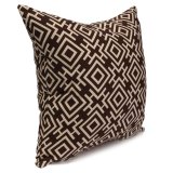Square Geometric Cotton Linen Throw Pillow Case Home Sofa Back Cushion Cover - intl