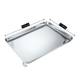 Square Pan Bakeware Oven Sheet, Stainless Steel Heavy Baking Sheet, Nonstick Cooking Pan Tray For Pizza, Fries, And Tater Tots