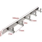 Stainless Steel Bathroom Hooks Coat Hat Clothes Robe Holder Rack Wall Hanger Mount Hook - intl