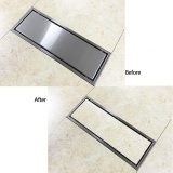 epayst Stainless Steel Linear Shower Floor Drains Tile Insert Drain Channel for Bathroom Kitchen #3