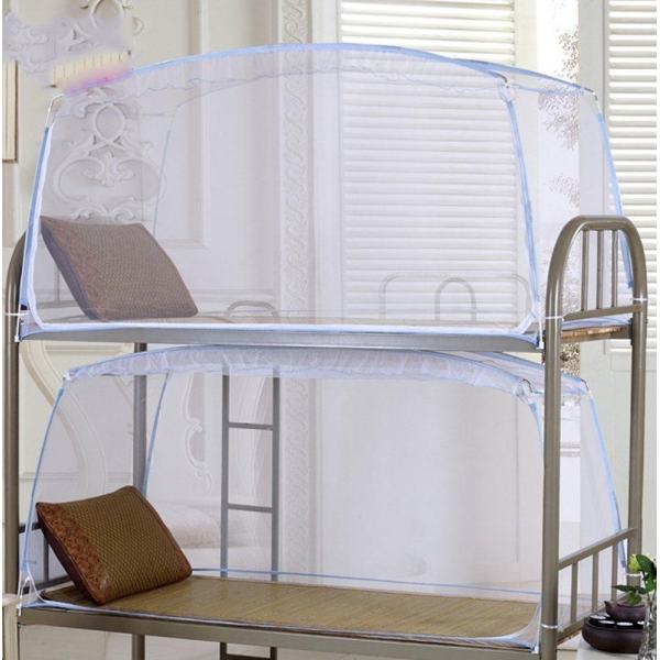 Student Dormitory Bunk Bed Mosquito Net Easy Tent Single Zipper Door With Frame - intl