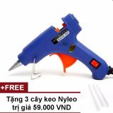Súng bắn keo tặng 10 keo nến silicon dài 25cm