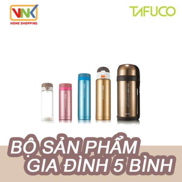 TAFUCO BỘ SẢN PHẨM GIA ĐÌNH 5 BÌNH GIỮ NHIỆT